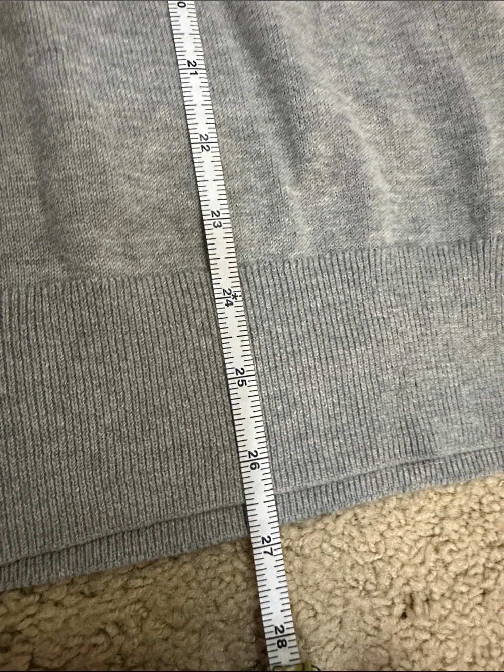 J. Crew Gray Quarter Zip Sweater